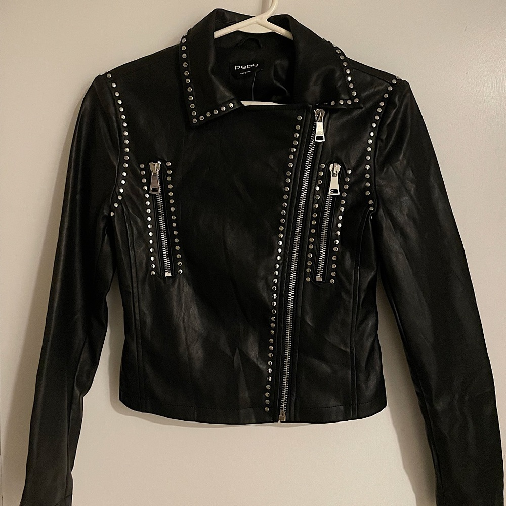 Bebe faux leather jacket